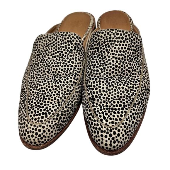 Madewell The Frances Loafer Mule in Spotted Calf Hair Women’s Size 6 - Picture 4 of 10
